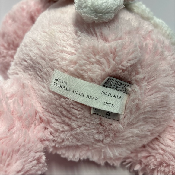 GANZ 16” BABY CUDDLE ANGEL BEAR PINK TEDDY W/WINGS STUFFED ANIMAL PLUSH TOY‎ - Picture 11 of 11
